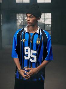 AXEPEAK 男士 Polo 短袖衬衫，简约时尚，适合夏季，街头风格 - 彩色 - 查看 5