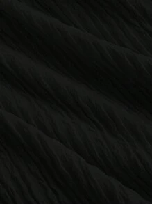 SHEIN MOD Plus Size 1pc Black Color Spaghetti Strap Tiered Ruffle Waist Dress,Elegant Women Dresses,Fairy Costume Dress,Women Light Dress,Homecoming Dresses,New Year,Valentine,Birthday Dresses For Women - Black - View 3