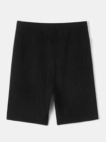 SHEIN LUNE Quần legging nữ trơn màu thường ngày, thích hợp cho mùa hè - Nhiều màu - Xem 6