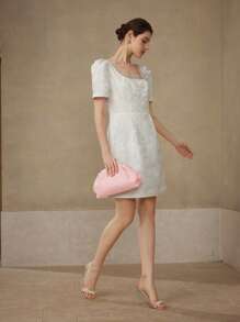 MOTF PREMIUM PU LEATHER TEXTURED CLUTCH - Pink - View 5