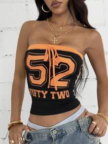 StreetHx Top corto a fascia casual da donna, attillato, minimalista e stiloso, adatto per l'estate