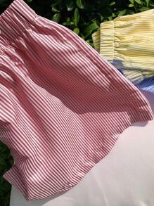 Comfortcana 多色条纹编织女士短裤套装 - 彩色 - 查看 6