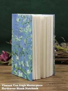 SHEIN Vincent Van Gogh Masterpieces Hardcover Blank Notebook - 192 Pages Premium 130gsm Paper, A5 Size (8.6"X5.7") - Elegant Vintage Style Journal For Notetaking, Sketching, Writing And Office Use - 4 Classic Drawing Covers To Choose From - Perfect For Students, Artists, Professionals And Writers - Suitable For School, Office, Travel And Personal Journal - Multicolor - View 8