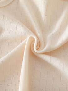 SHEIN 3pcs Baby Girls Jacquard Fabric Camisole Vest Bottom Set. Sleeveless, Breathable Outerwear, Cute And Stylish, Pastel Macaron Color Series, Sweet And Flattering. Soft, Comfortable Fabric, Cute, Casual Style Suitable For Spring/Summer Outdoor, Vacation, Daily Wear - Green - View 5