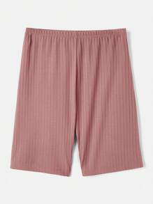 SHEIN LUNE Quần legging nữ trơn màu thường ngày, thích hợp cho mùa hè - Nhiều màu - Xem 13