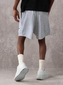 SUMWON Pantalones cortos de chándal de uso esencial, con bolsillos múltiples, cómodos, de alto rendimiento con cintura elástica, de tela de felpa francesa premium, para un estilo de vida activo en verano y primavera