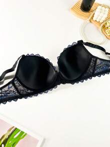 Áo ngực lót ren gợi cảm thanh lịch cỡ lớn có gọng - Nhiều màu - Xem 2