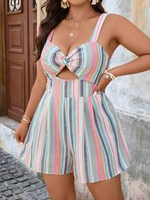SHEIN VCAY Bộ đồ liền thân sọc xoắn rỗng màu khối màu thường ngày cho kỳ nghỉ cỡ lớn dành cho nữ Bộ đồ liền thân sọc thanh lịch mùa hè dành cho nữ Bộ đồ lễ Phục sinh mùa xuân dành cho nữ Bộ đồ lễ hội dành cho nữ Bộ đồ rave Bộ đồ nghỉ mát thanh lịch dành cho nữ Bộ đồ tiệc tốt nghiệp Boho thường ngày dành cho nữ Váy dự tiệc cưới dành cho nữ Bộ đồ hòa nhạc Bohemia dành cho nữ Bộ đồ hòa nhạc đồng quê dành cho nữ Bộ đồ nghỉ mát bãi biển - Nhiều màu - Xem 4