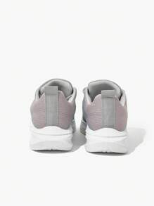 JNSQ 1 Pair All-Match Casual Comfortable Soft Bottom Breathable Lace-Up Flat Sport Shoes, All Season - Pink - View 9