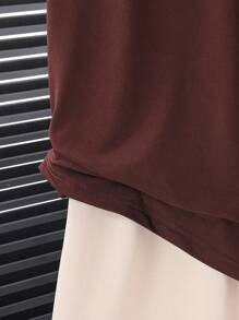 2pcs Set Teen Boy Casual Urban Style Round Neck T-Shirt With Shorts, Knitted, Spring/Summer,Holiday,Summer,Travel