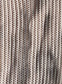 SUMWON Tie-Dye Effect Sleeveless Sweater Vest Ribbed Knit Tank Top Textured Athletic Streetwear Modern Urban Fall Winter Essential Layer Piece - Apricot - View 5