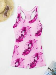 Swim SPRTY 1 件女士时尚夏季吊带连体泳衣