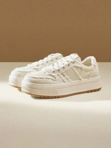 CUCCOO EASI Spring New Fashion Women's Breathable Casual Sneakers, All-Match Slip-Resistant Sports Shoes Tainers