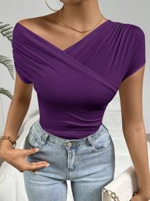 Firerie 女士纯色短袖T恤，简约时尚，适合夏季