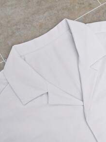 Manfinity Dauomo Men's Floral Print Short Sleeve Single-Breasted Casual Shirt