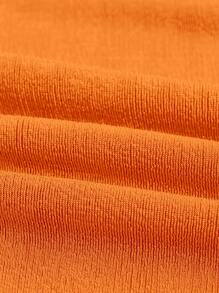 SHEIN ICON 女士纯色垂领褶皱休闲背心