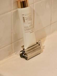 Cirelle 1件304不锈钢牙膏挤压器，手动牙膏刮刀，家用懒人挤压器，药膏挤压器，浴室工具家居浴室装饰夏季 - 彩色 - 查看 1