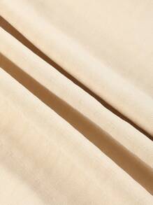 Manfinity RSRT 男士纯色翻领短袖单排扣休闲衬衫