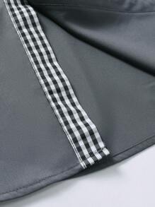 Manfinity Homme Camisa Casual/Escritório de Homem Listrada de Peito Único