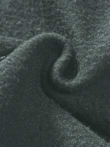 Manfinity EMRG Men's Letter Cross Print High Neck Long Sleeve Sweatshirt - Grey - View 4