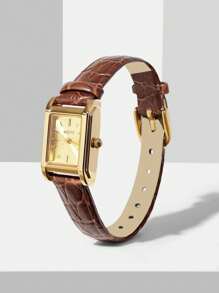 MOTF PREMIUM WOMEN'S FASHION SIMPLE SQUARE QUARTZ WATCH