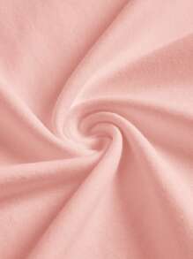 SHEIN BASICS 大码女式夏季纯色修身吊带背心 - 粉色 - 查看 9