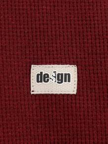 RueChic Conjunto de camiseta regular y pantalón corto de tela tipo gofre para hombres