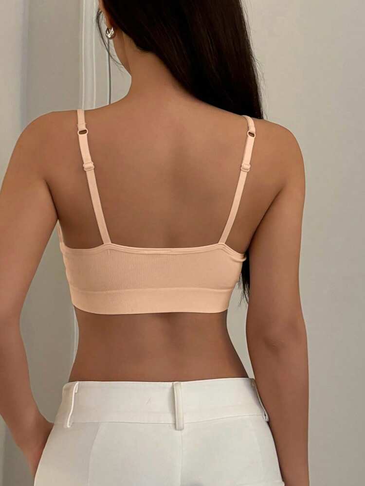Seamless Knit Wireless Minimally Padded Women's Bra Lingerie For Women