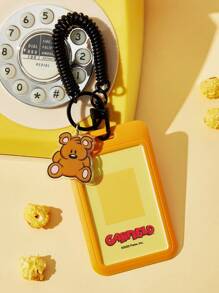 GARFIELD X SHEIN Süßer Cartoon Kartenhalter, kann an Taschen oder anderen gewünschten Orten aufgehängt werden, hält 2 Karten