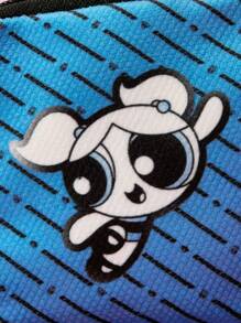 THE POWERPUFF GIRLS X SHEIN Fashion Portable Bubble Pattern Coin Purse - Multicolor - View 3