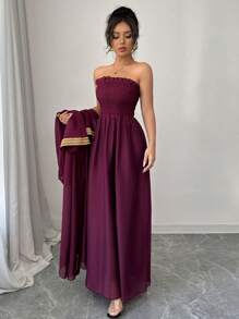 Chiquease 女士时尚飘逸荷叶边两件套