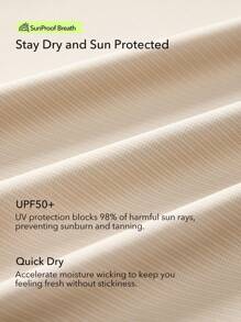 OutZeal SunProof UPF50+ 可打包防晒连帽速干透气高科技面料女款夹克 - 卡其色 - 查看 4