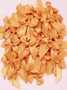 50 piezas de grandes lazos de cinta de satén de colores, moños artesanales, lazos de flores pequeñas blancas y rosas para regalos, decoración de pasteles/cumpleaños/cajas/regalos/envoltorios, accesorios DIY para el cabello/ramos de flores/cajas de regalo/decoración de pasteles (múltiples colores disponibles) para San Valentín, Día de la Madre, Día de San Valentín, decoración de bodas