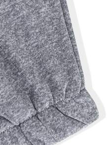 Manfinity LEGND Men's Grey Cropped Sweatpants With Unique Graphic Print And Pockets - Grey - View 4