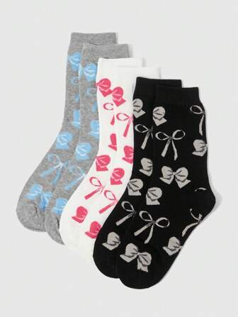 Kawaii Women's Classic Practical Mid-Calf Socks