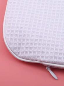 SHEIN Anti-Slip Non-Slip Bathtub Pillow Home Spa Bath Inflatable Cushion Head Neck Back Shoulders Rest Relax Suction Cup Bathroom Support(Inner Inflatable Bag) Bathroom Decor Summer - White - View 8