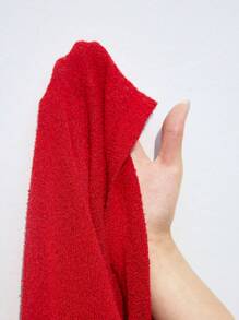 Maija 女士海滩超长罩衫纱笼裙，波西米亚风 - 紅色 - 查看 7