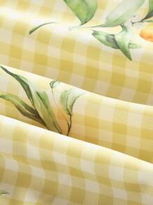 SHEIN MOD Vestido Curto Plissado de Manga Princesa para Mulheres Plus Size, Vestido Curto de Verão Estilo A-Line, Adequado para Encontros, Uso Casual Diário e Piqueniques, Vestidos de Verão Plus Size para Mulheres, Roupas Femininas, Vestidos de Verão, Vestidos de Férias para Mulheres, Vestidos de Sol para Mulheres, Vestidos Curtos Femininos, Vestido de Páscoa Feminino, Vestido Amarelo Feminino