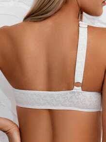 Swim Basics Costume da bagno intero da donna con design monospalla in metallo decorativo, ad alta elasticità e texture sexy, adatto per feste estive, spiaggia, vacanza