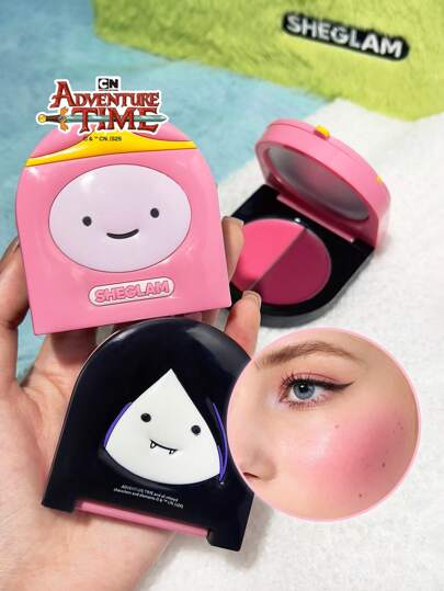Adventure Time | SHEGLAM Bubbline Duo De Blush CrèMe Rare,Rouge Marque Beauté Visage Maquillage CosméTique Pour Femmes Filles Parfait Pour Hiver IdéAl Pour Y2K ÉLéGant Mode Adapté Pour Anniversaire Xmas Cadeau FêTe PrêT Meilleure Couleur