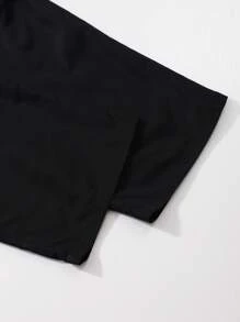 Teen Girls' Solid Color Long Sleeve Button-Up Shirt, Cami Tank Top And Cargo Pants Casual 3-Piece Set