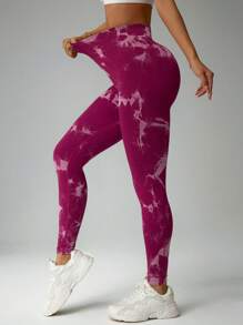 Core Rhythm 女士高腰扎染紧身裤、休闲裤和健身瑜伽裤