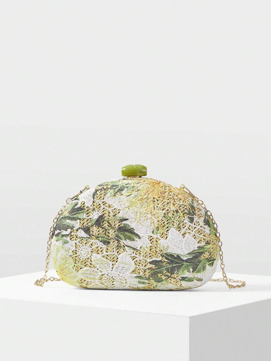 MOTF PREMIUM EMBRAGUE CON BORDADO FLORAL - Multicolor - View 1