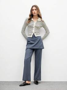 CUCCOO BIZCHIC Women's Minimalist Flat Slip-On Shoes, Versatile For Vacation, Casual Outfits, And Commuting - Black - View 10