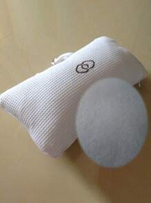 SHEIN Anti-Slip Non-Slip Bathtub Pillow Home Spa Bath Inflatable Cushion Head Neck Back Shoulders Rest Relax Suction Cup Bathroom Support(Inner Inflatable Bag) Bathroom Decor Summer - White - View 10