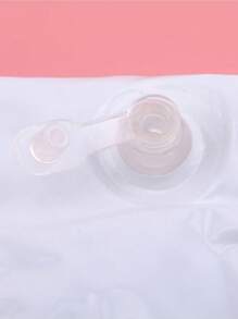 SHEIN Anti-Slip Non-Slip Bathtub Pillow Home Spa Bath Inflatable Cushion Head Neck Back Shoulders Rest Relax Suction Cup Bathroom Support(Inner Inflatable Bag) Bathroom Decor Summer - White - View 9