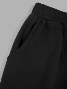 RueChic Ensemble T-shirt et short régulier à motif géométrique pour homme