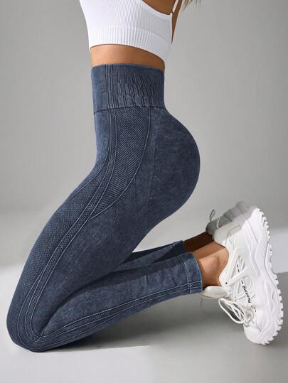 Easithlete 女性用ハイウエスト カジュアル フィットネス スポーツレギンス ヨガパンツ