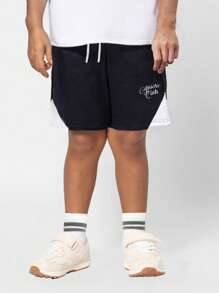 SUMWON Smwn Studios Athletic Two-Piece Kids Set Premium Polo Shirt Shorts Outfit Summer Casual Sports Varsity Youth Tracksuit Back To School Comfort Play Wear - Royal Blue - View 4