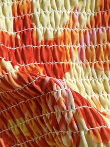 Swim Mod 女士休闲度假沙滩性感露背紧身比基尼两件套泳衣 - 黃色 - 查看 4